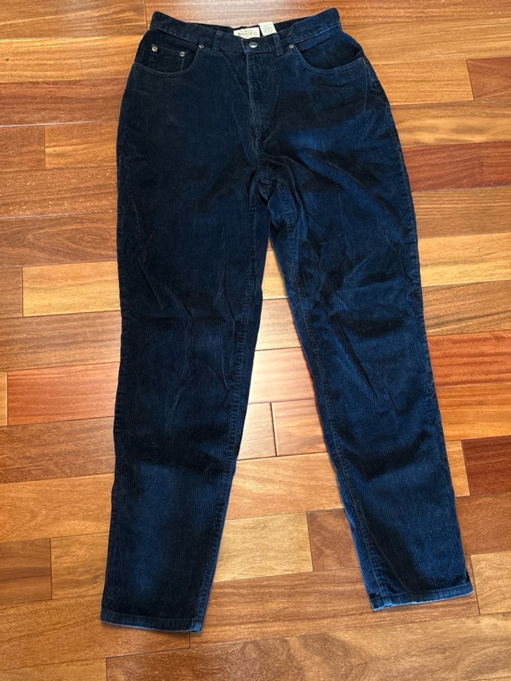 St. John's Bay Dark Navy Corduroy High-Rise Jeans